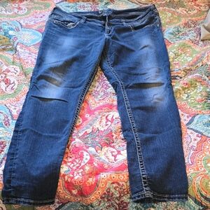 Silver Jeans Women's Dark Blue Skinny Jeans